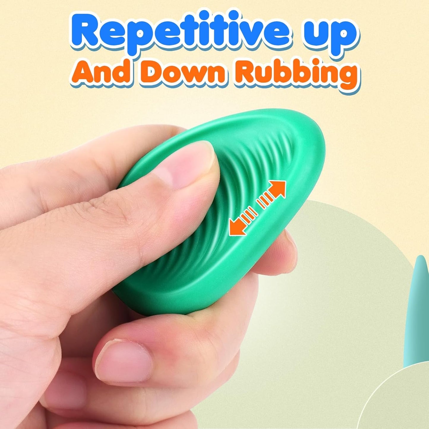 Soft Worry Stone Fidget Toys – 6-Pack Calming Sensory Stones for Kids & Teens